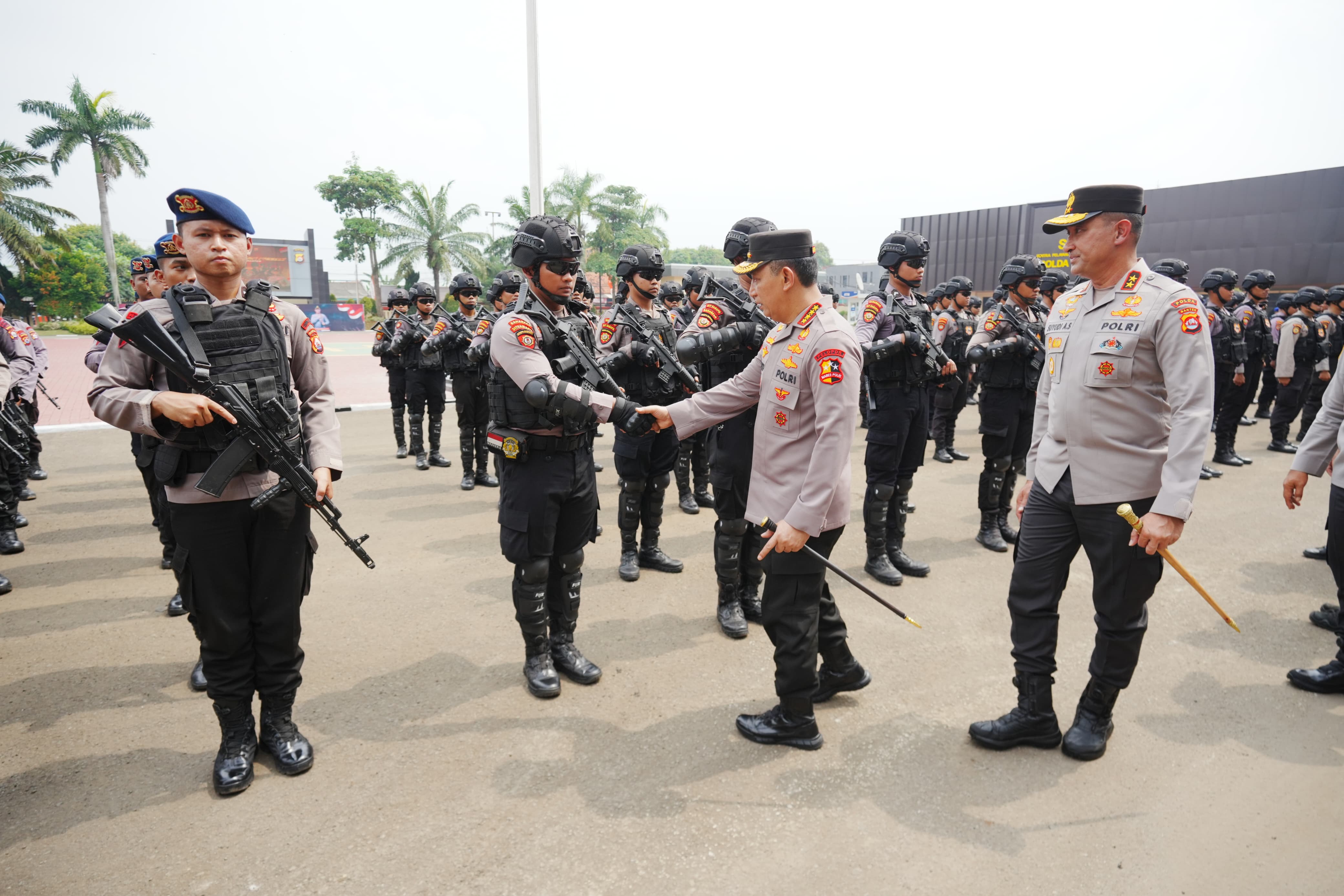 Kapolri Launching Patroli Maung Presisi Polda Banten