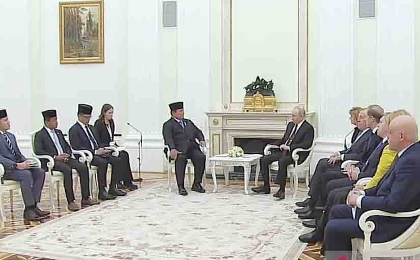 Prabowo dan Putin Sepakat Tingkatkan Kerja Sama Ekonomi dan Energi