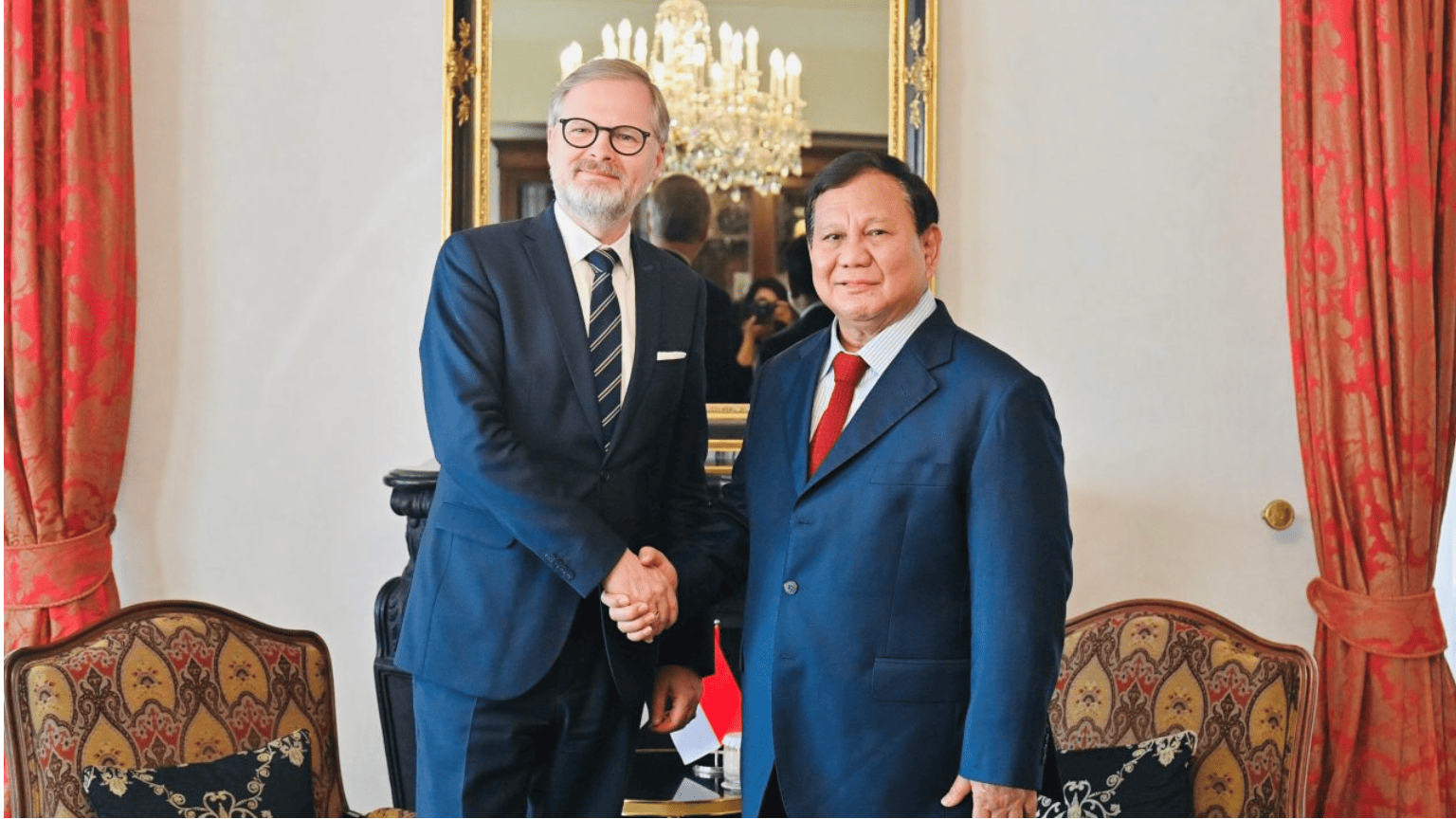 Presiden Prabowo Terima Kunjungan PM Ceko Petr Fiala